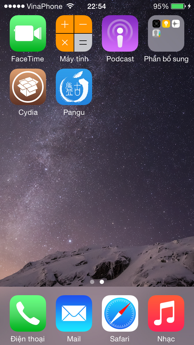 Jailbreak iOS 8 Bằng Pangu8